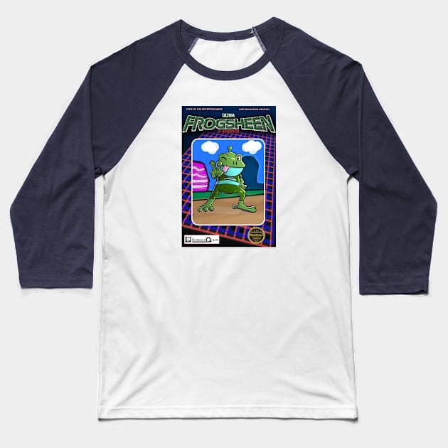 Frogsheen Capcom-Style Box Baseball T-Shirt by Infamous_Quests